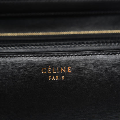 Celine Box Calfskin Medium Classic Box Flap Bag Black 6 of 7