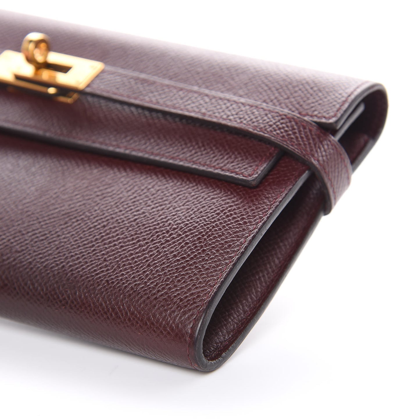 Epsom Kelly Longue Wallet Bordeaux