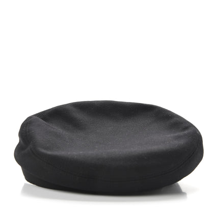 Gucci Patent Felt Newsboy Hat S Black 5 of 7
