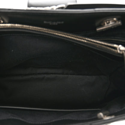 Saint Laurent Calfskin Y Quilted Monogram Large Loulou Shopper Black 5 of 11