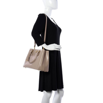 Prada Saffiano Lux Medium Tote Cammeo 3 of 13
