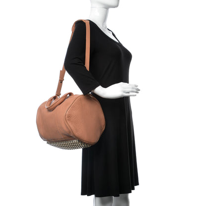 Alexander Wang Soft Pebbled Lambskin Rocco Tan Pale Gold Hardware 2 of 11