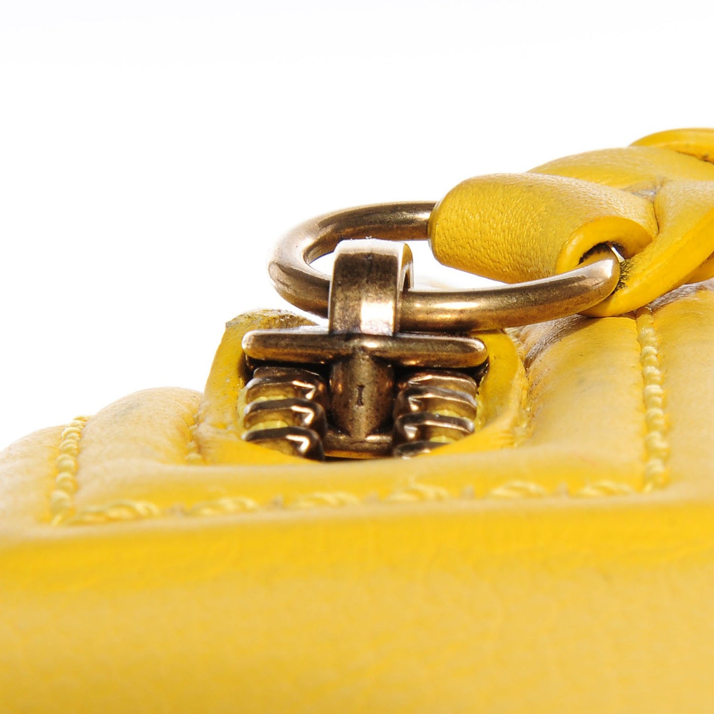 Supple Calfskin Medium Phantom Luggage Sun Yellow
