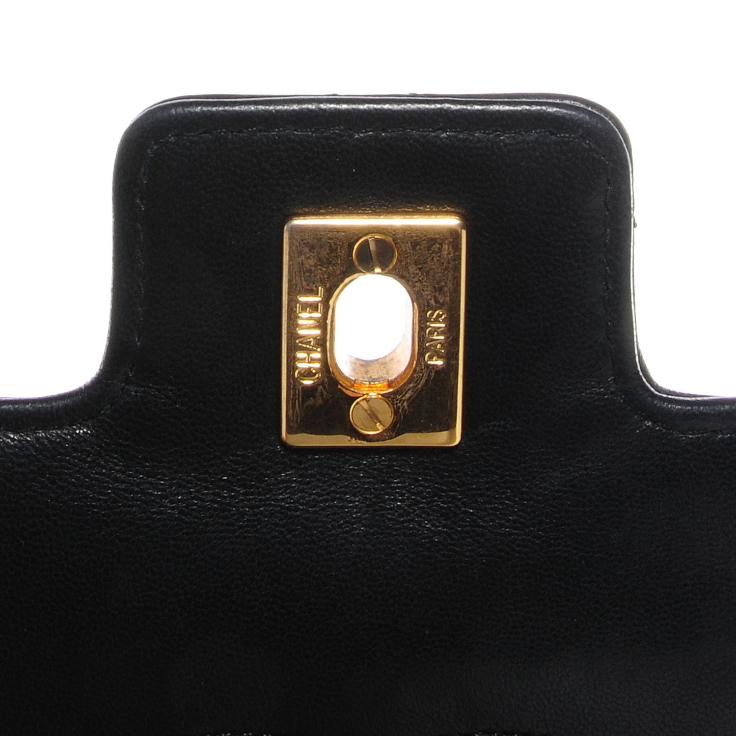 Lambskin Small Kelly Flap Bag Black
