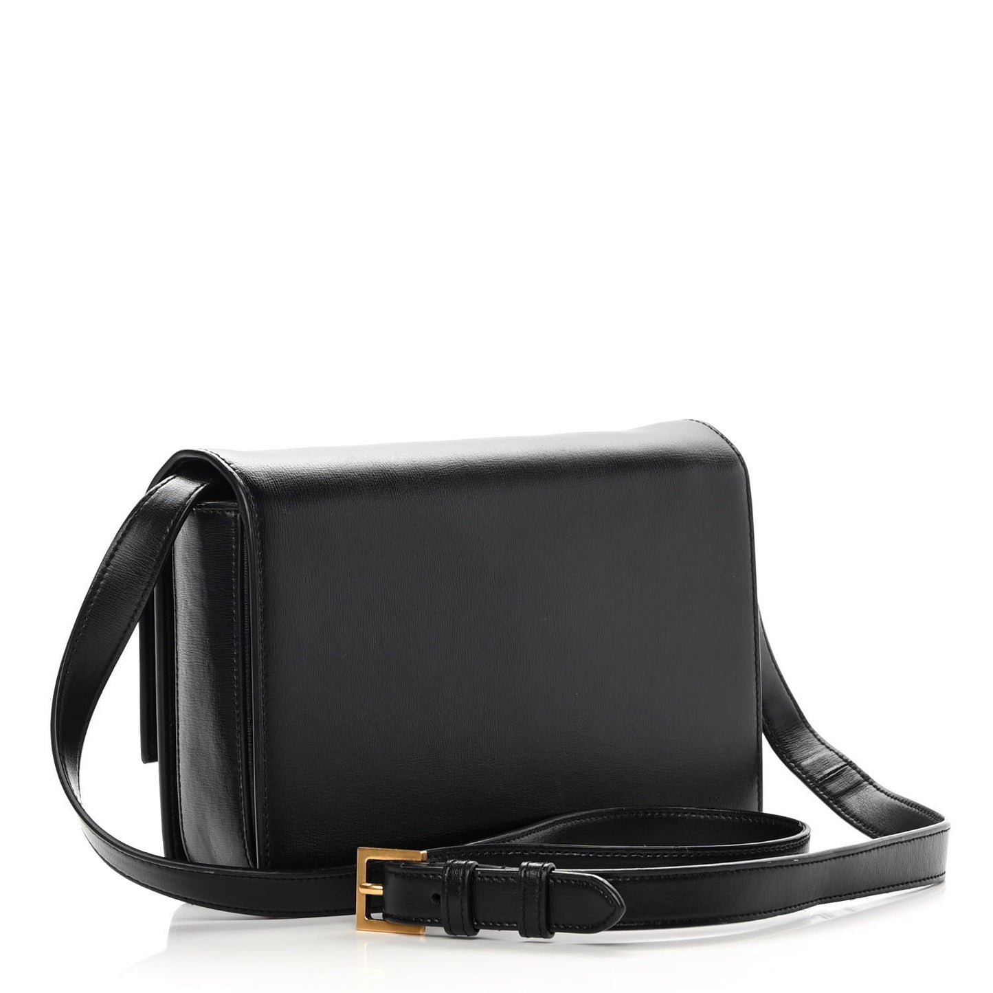 Smooth Calfskin Suede Medium Bellechasse Black