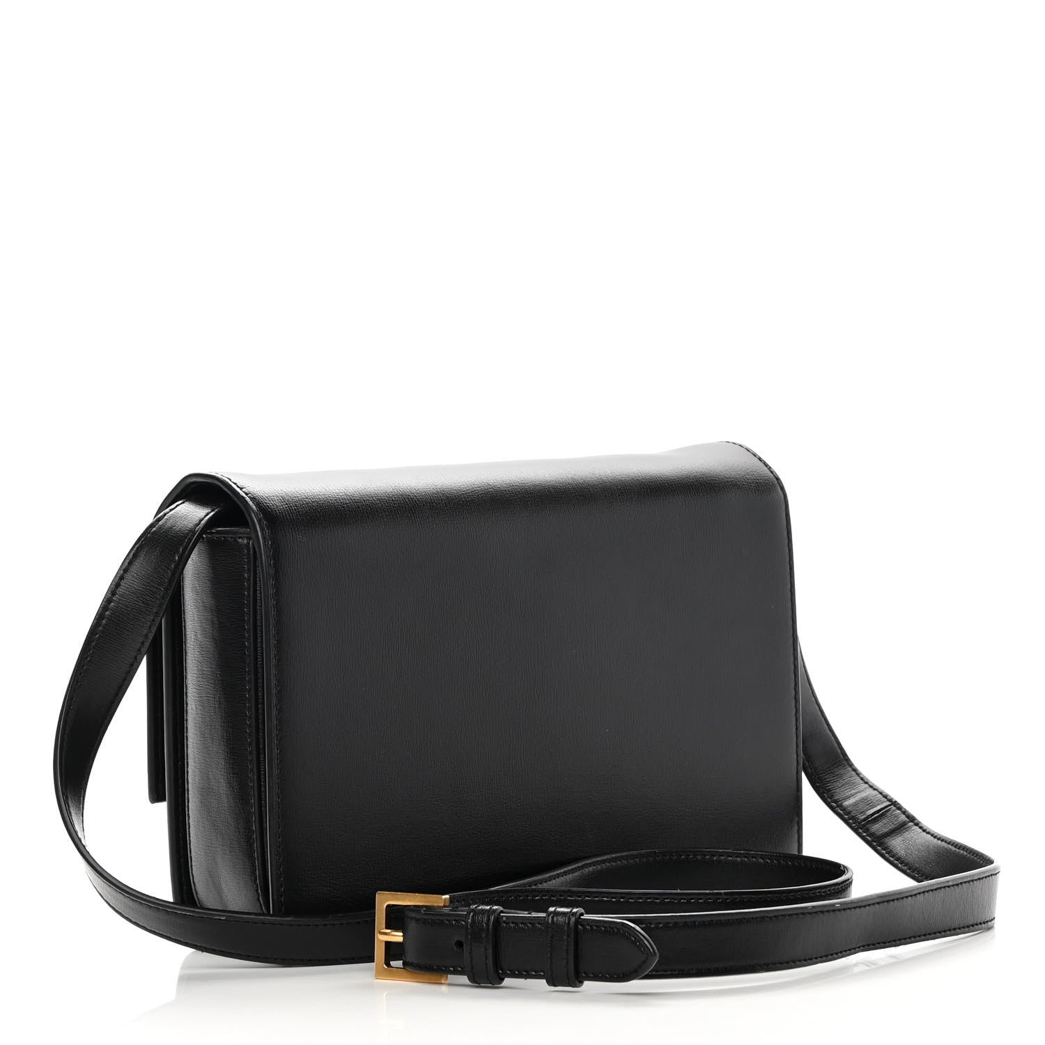 Saint Laurent Smooth Calfskin Suede Medium Bellechasse Black 3 of 14