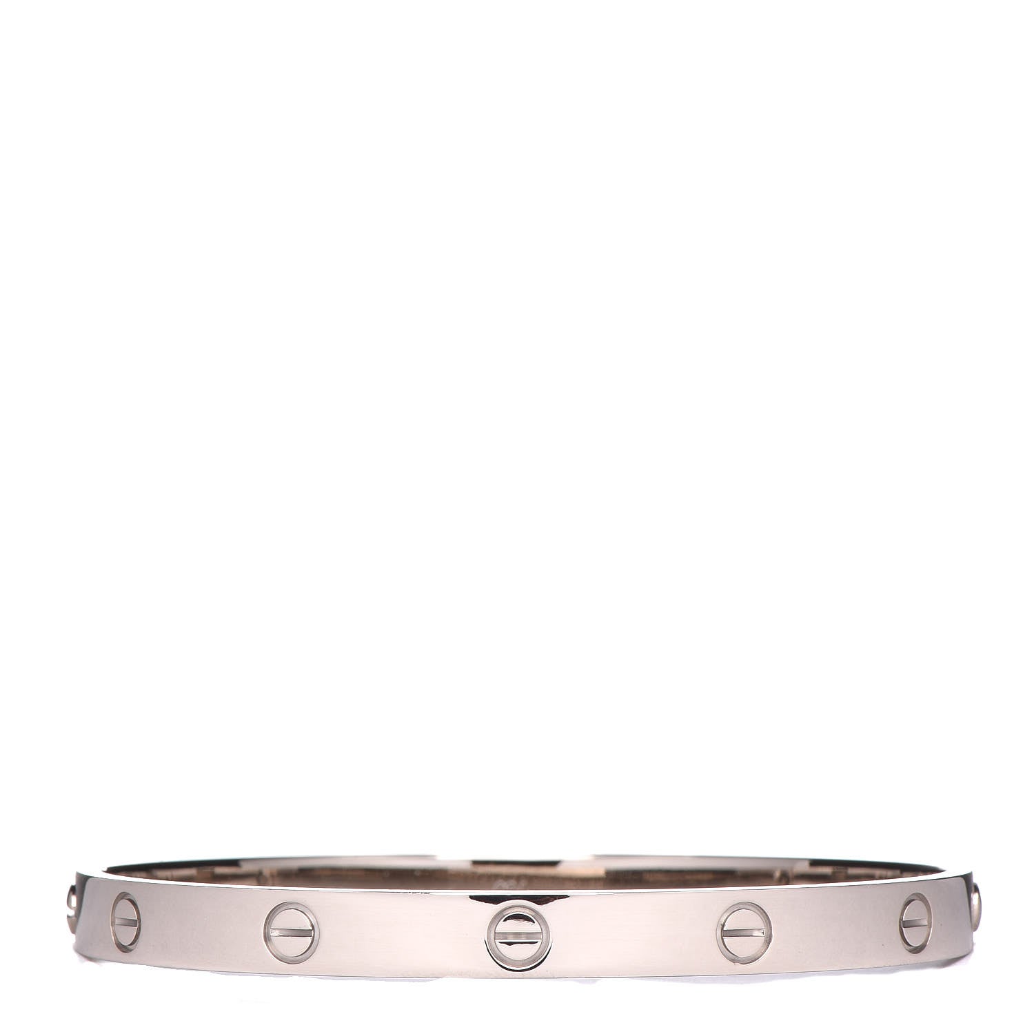 Cartier 18K White Gold LOVE Bracelet 20 3 of 6