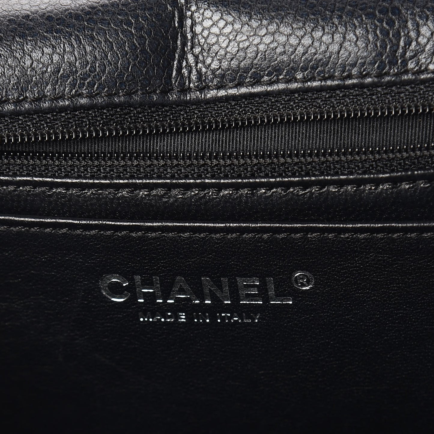 Caviar Quilted Jumbo Single Flap Black