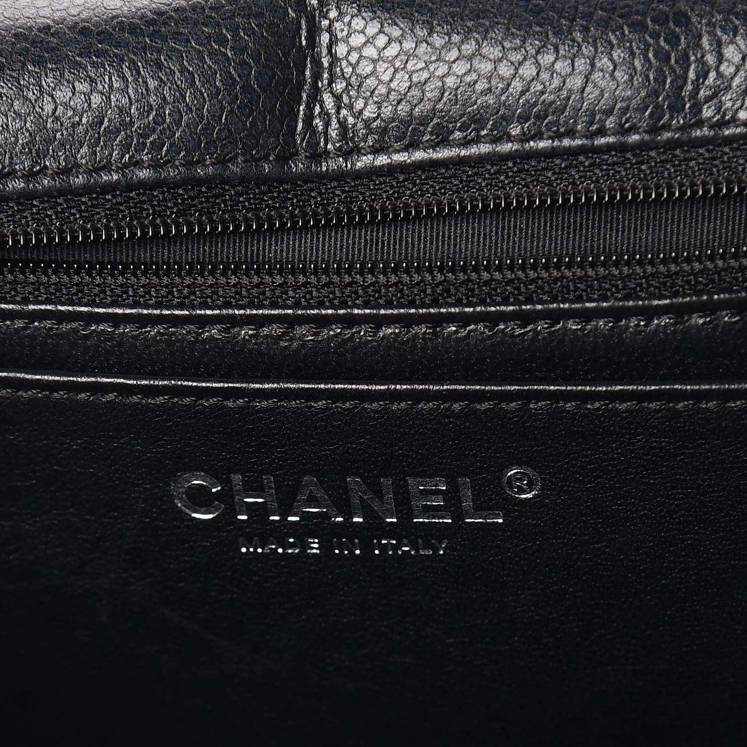 Chanel Caviar Quilted Jumbo Single Flap Black 9 of 16