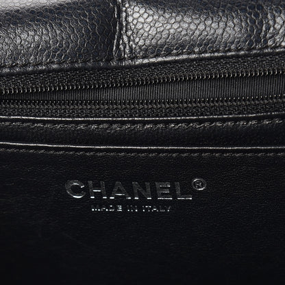 Chanel Caviar Quilted Jumbo Single Flap Black 9 of 16