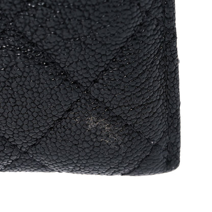 Chanel Caviar Quilted Boy Card Holder Black 5 of 13