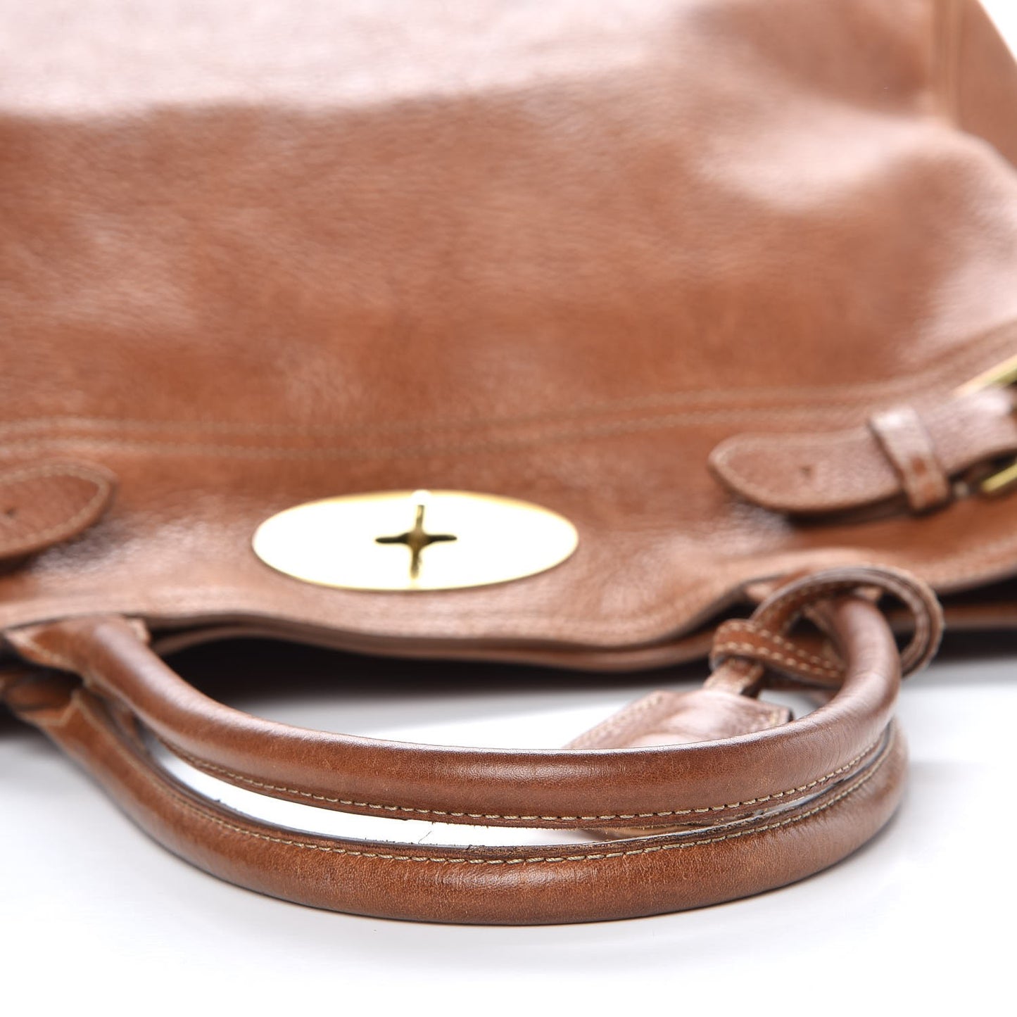 Natural Leather Bayswater Tote Oak