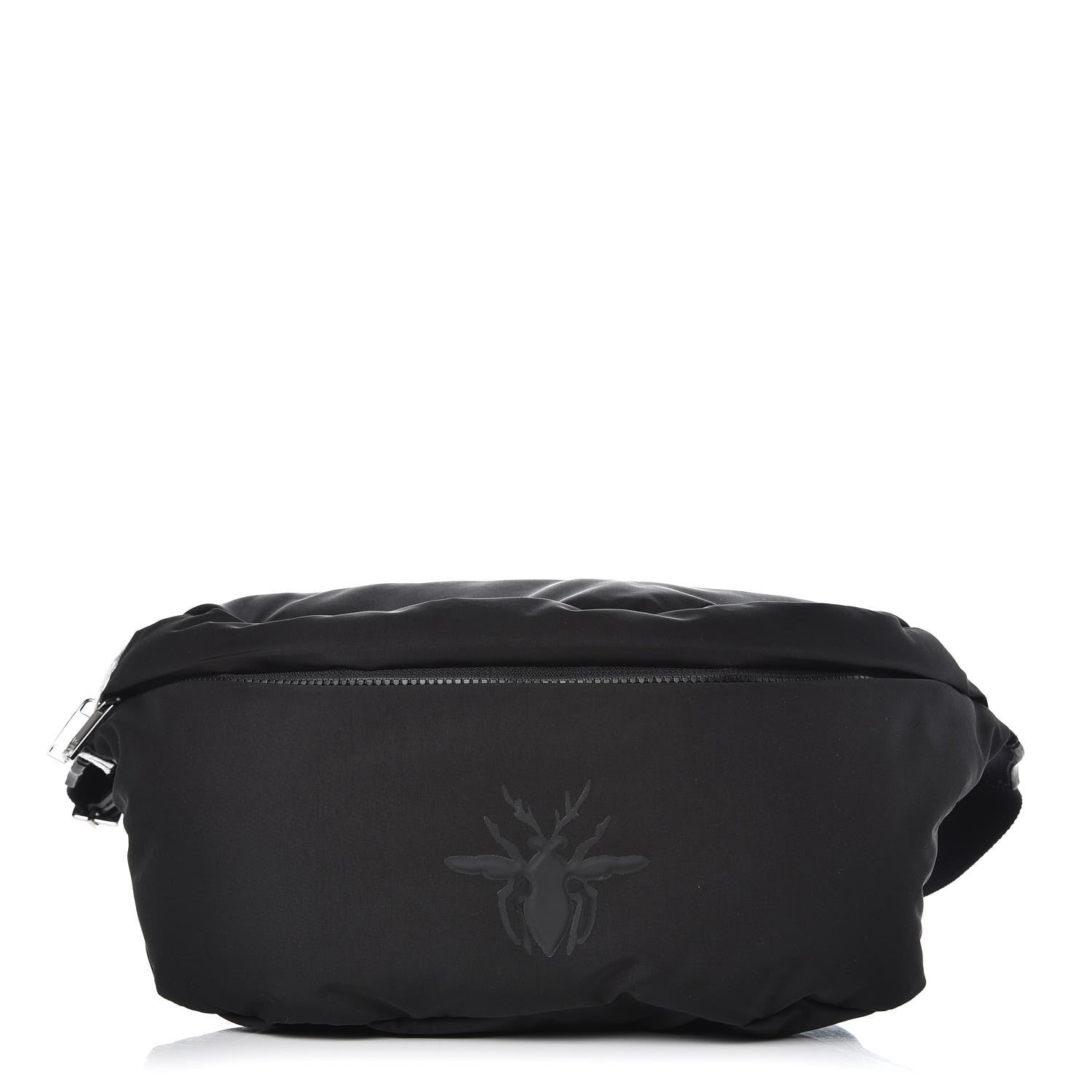 Christian Dior Nylon Bee Body Bag Black 1 of 7