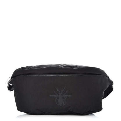 Christian Dior Nylon Bee Body Bag Black 1 of 7