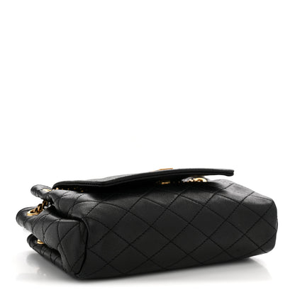 Saint Laurent Lambskin Quilted Monogram Mini Nolita Black 4 of 10