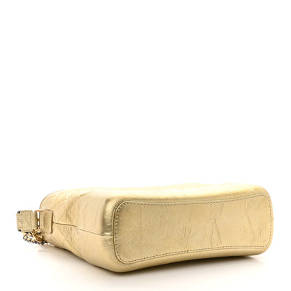Chanel Metallic Aged Calfskin Quilted Medium Gabrielle Gold 4 of 10