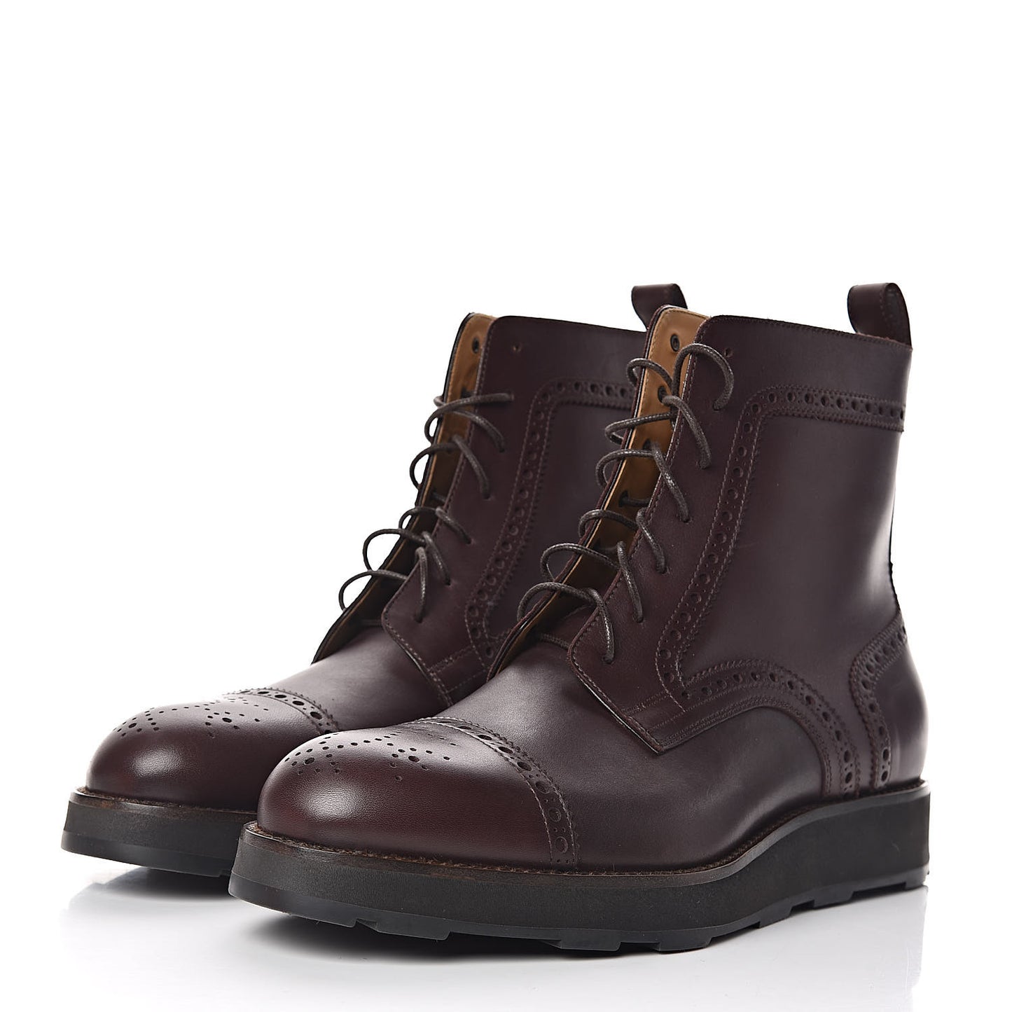 Calfskin Mens Lace Up Boots 42