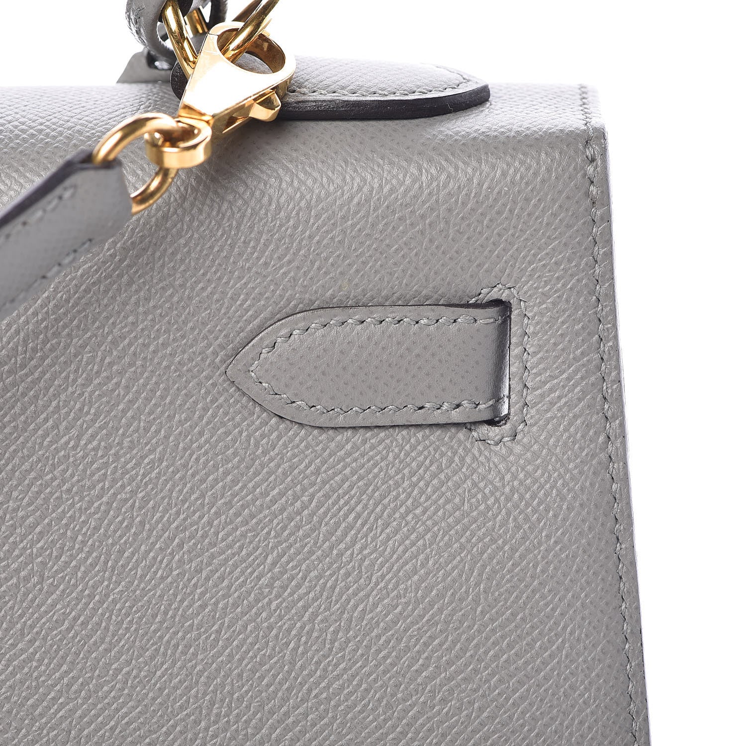 Hermes Epsom Kelly Sellier 32 Gris Mouette 17 of 47