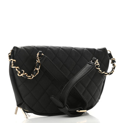 Chanel Caviar Quilted Business Affinity Waist Belt Bag Black 3 of 12