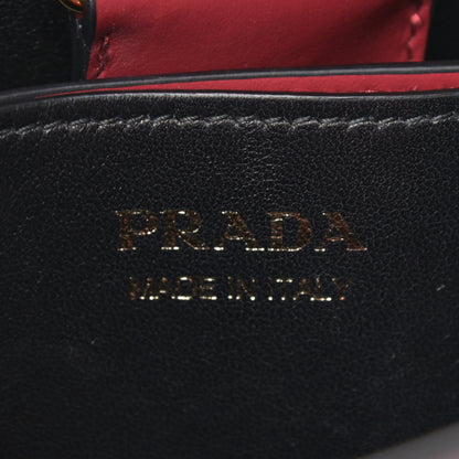 Prada Spazzolato Medium Panier Bucket Bag Fuoco 5 of 17