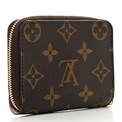 Louis Vuitton Monogram 2020 Christmas Animation Big Wheel Zippy Coin Purse Rose Ballerine 3 of 6