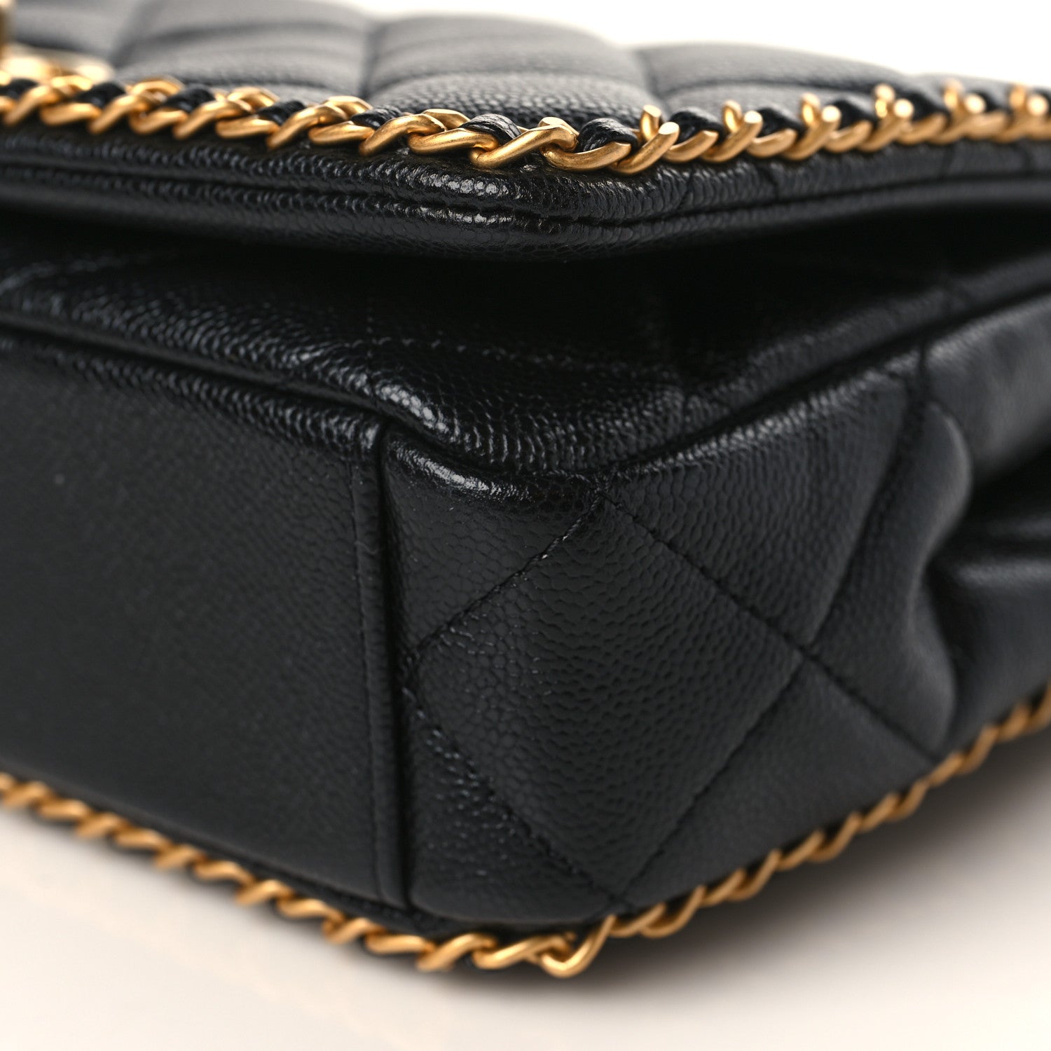 Chanel Caviar Quilted Never Ending Chain Flap Black 8 of 8