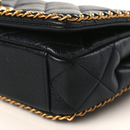 Chanel Caviar Quilted Never Ending Chain Flap Black 8 of 8