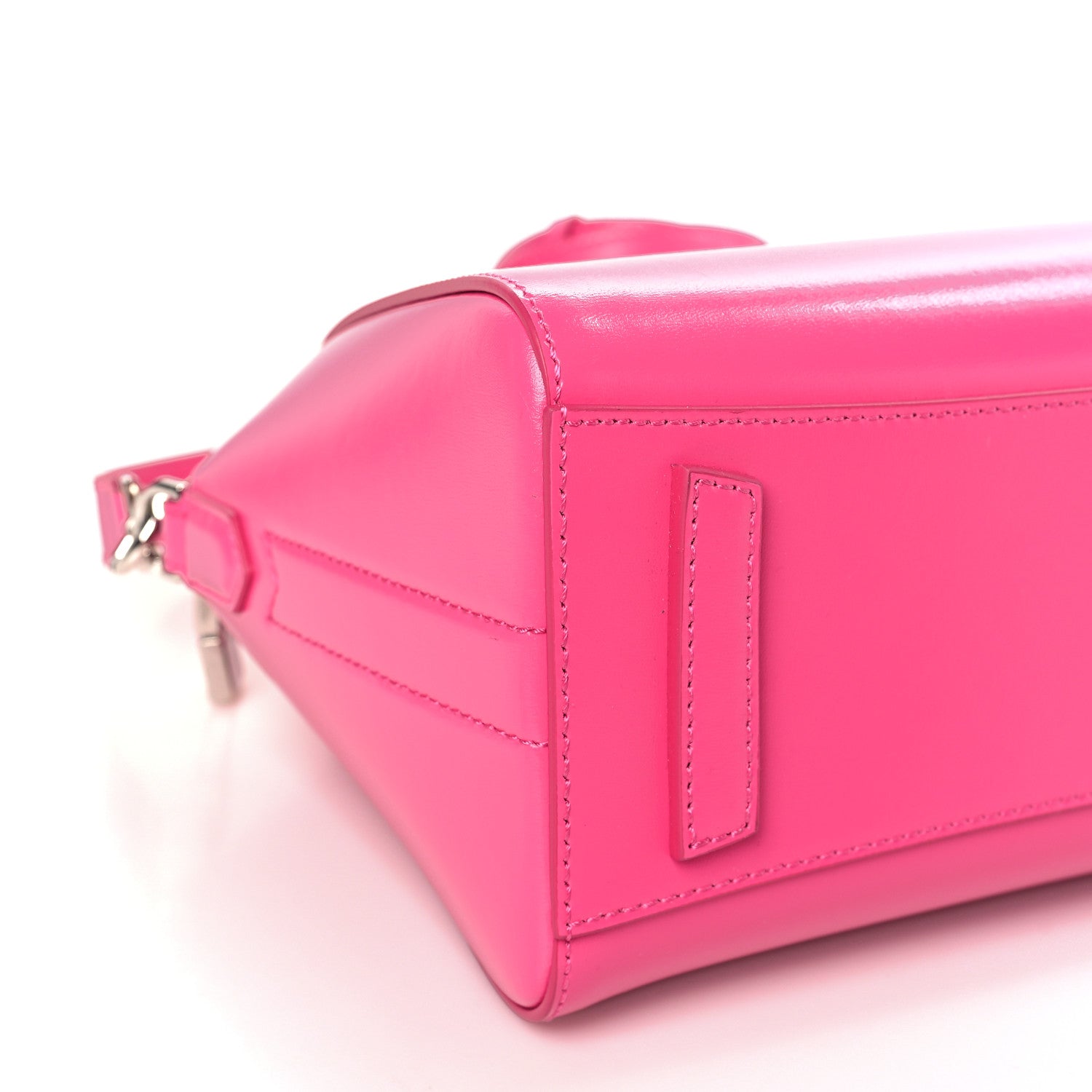 Givenchy Shiny Lord Calfskin Mini Antigona Neon Pink 8 of 9