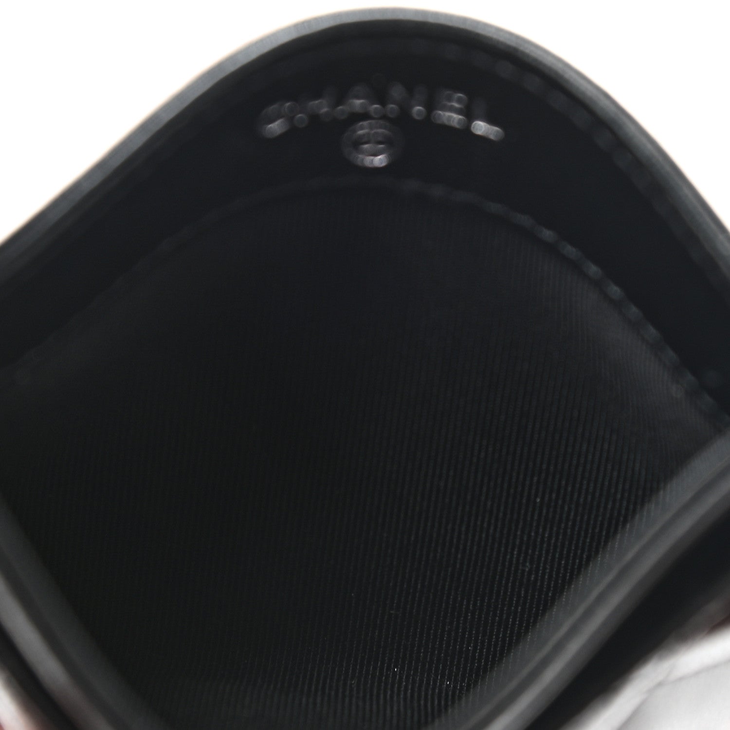Chanel Lambskin Quilted Card Holder So Black 5 of 9