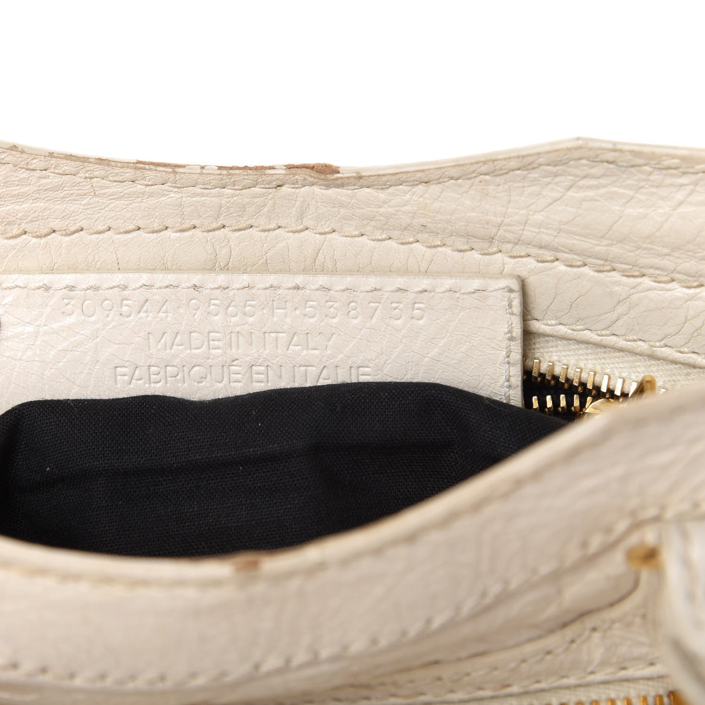 Agneau Giant 12 Gold Hardware Mini City Ivory