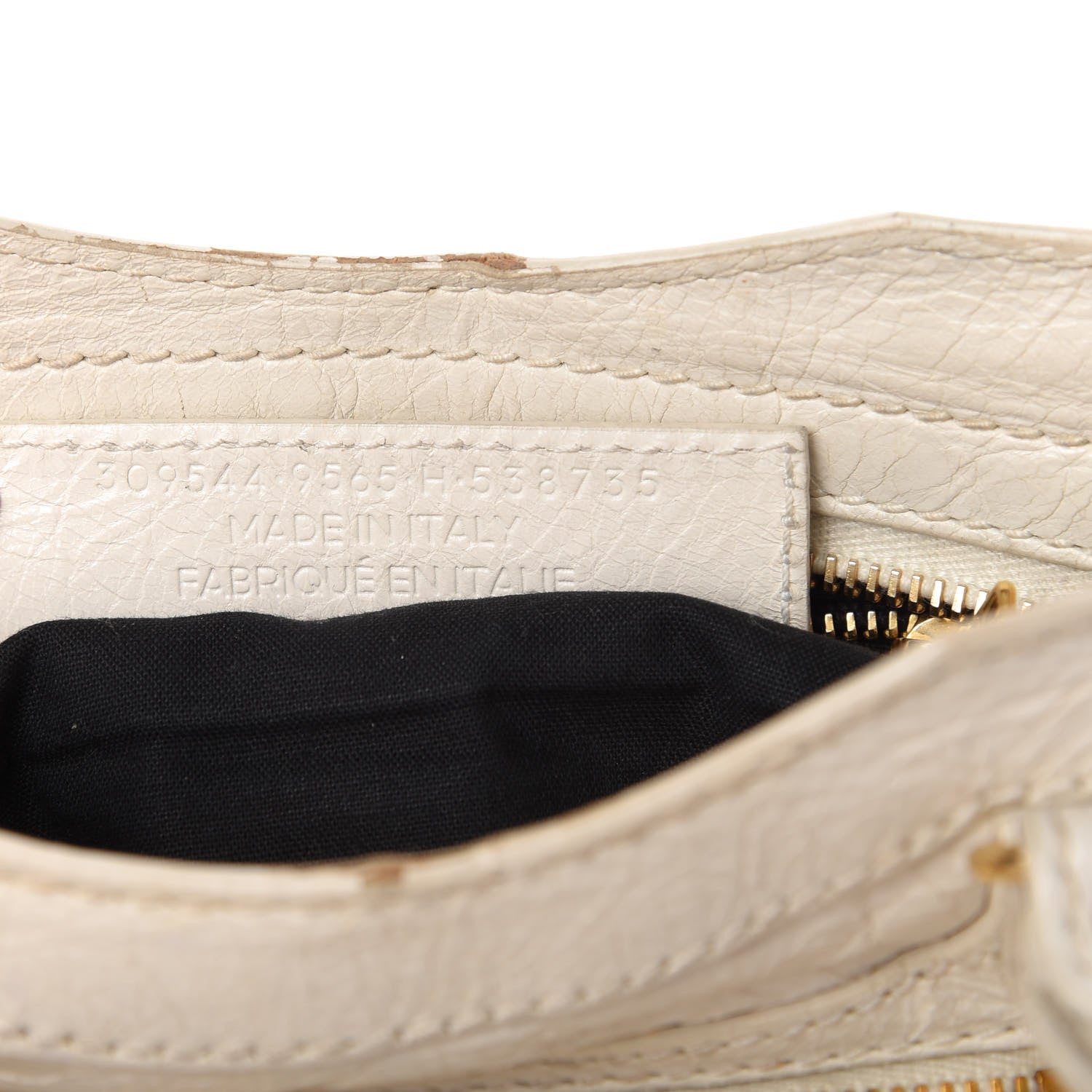 Balenciaga Agneau Giant 12 Gold Hardware Mini City Ivory 9 of 14