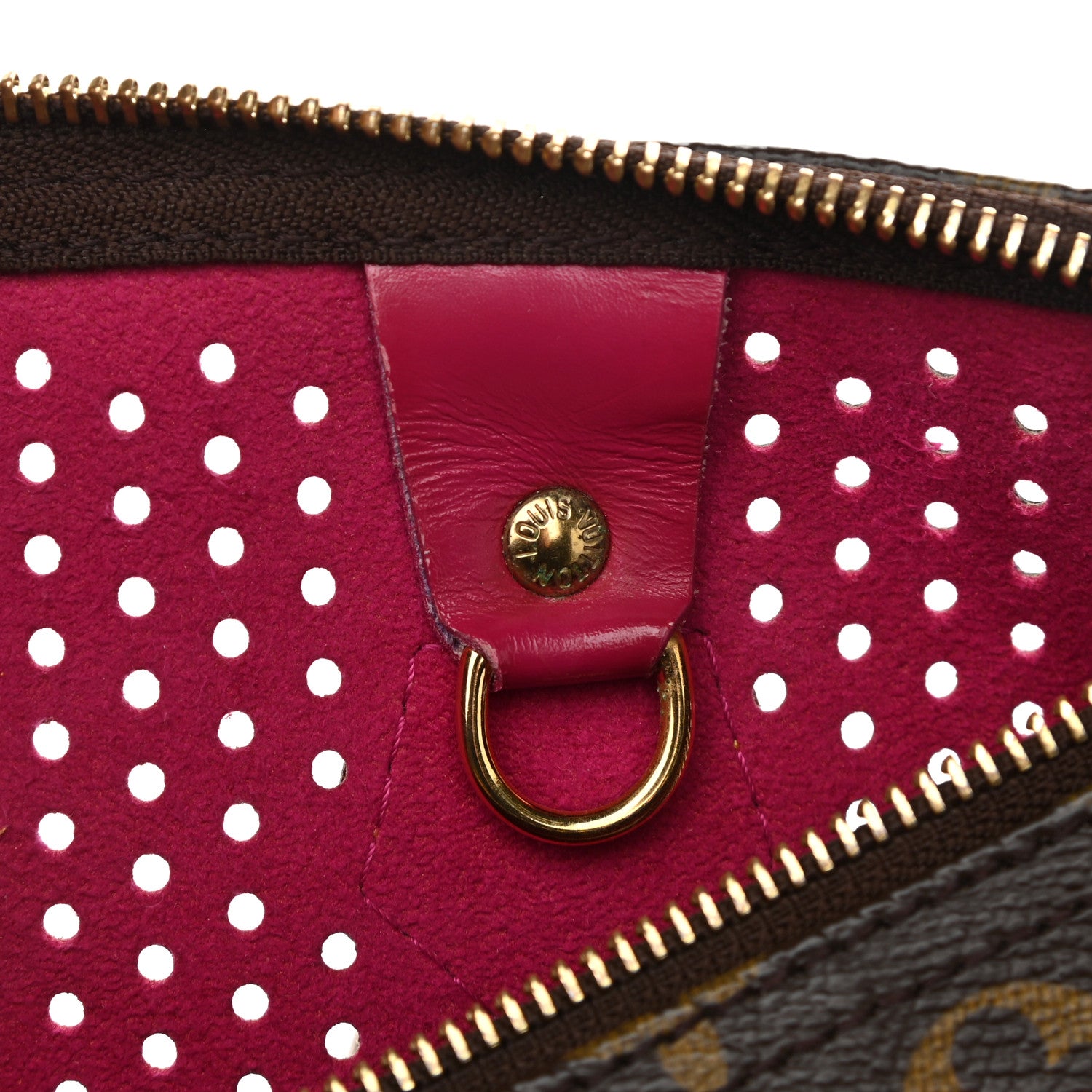 Louis Vuitton Monogram Perforated Speedy 30 Fuchsia 8 of 17