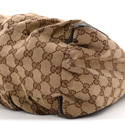Gucci Monogram Large Abbey Hobo Brown 10 of 13