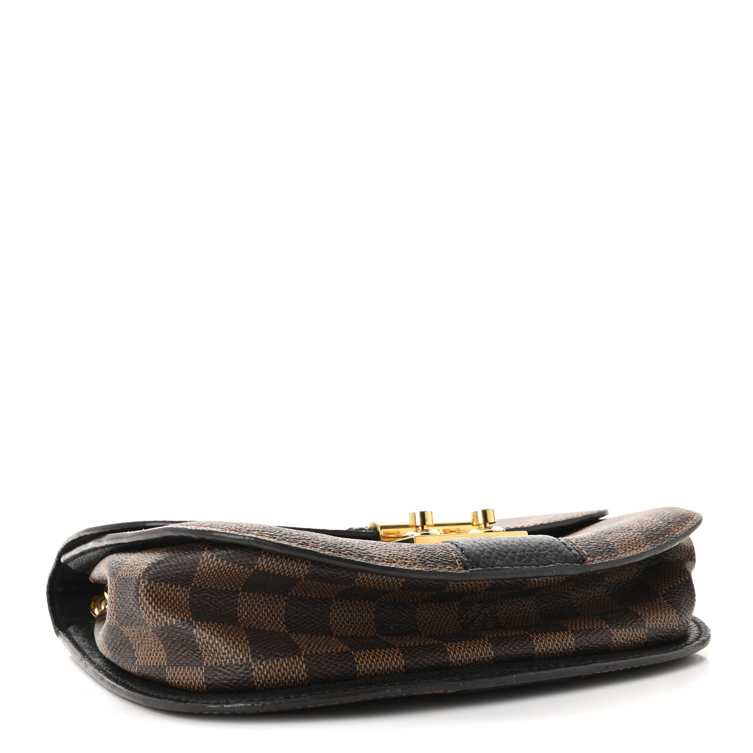 Louis Vuitton Damier Ebene Cuir Taurillon Wight Black 4 of 9