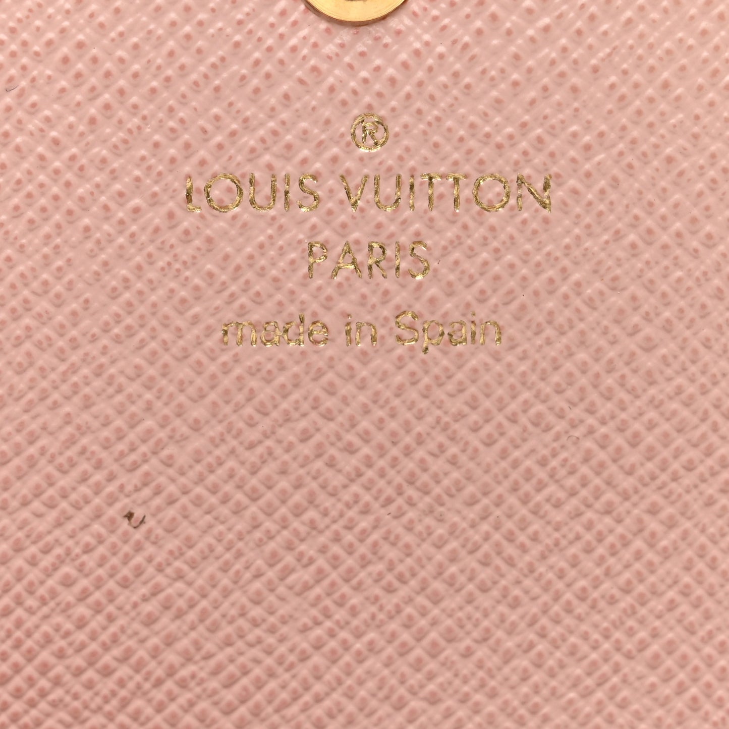 Damier Ebene Sarah Wallet NM Rose Ballerine