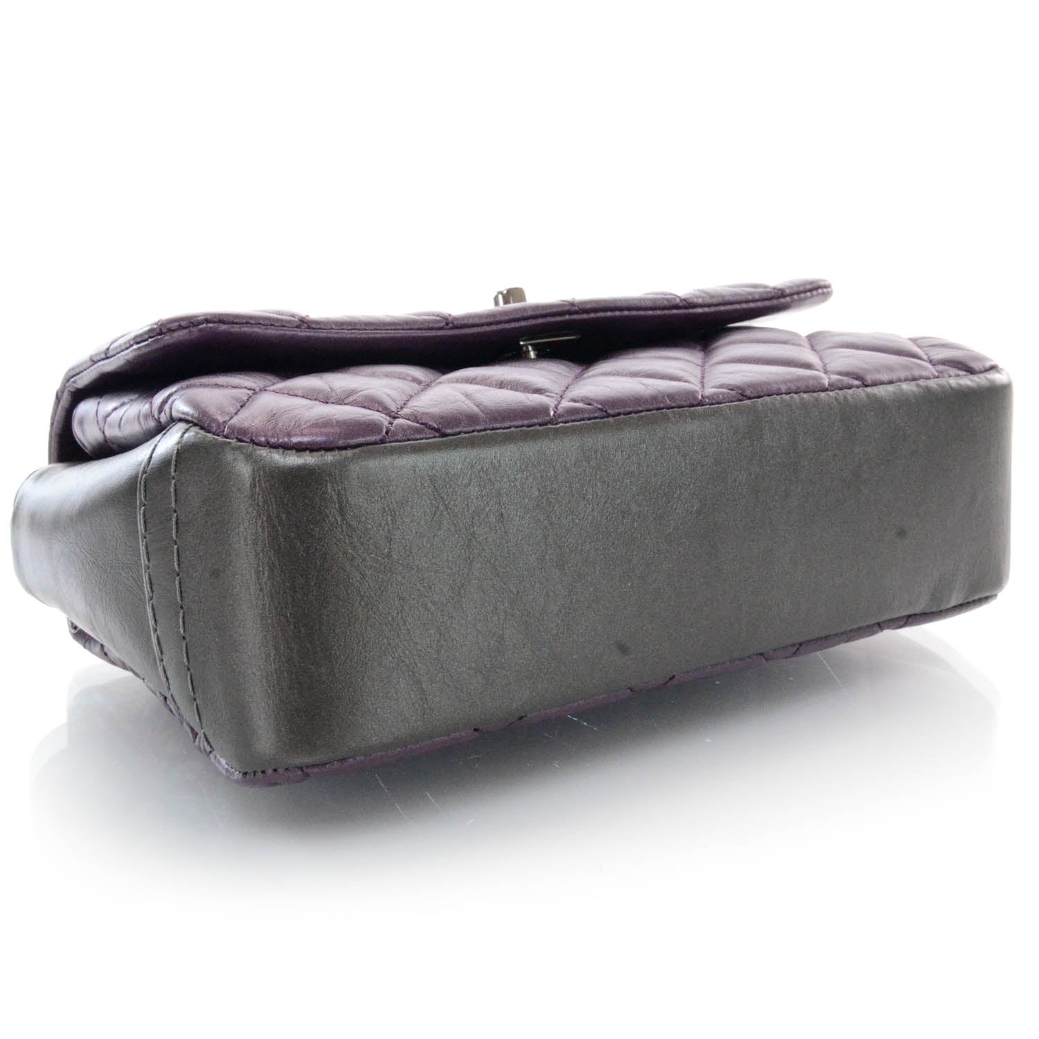 Chanel Calfskin Mineral Nights Mini Flap Dark Purple 4 of 10