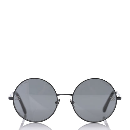 Chanel Round Sunglasses 4268 Black 2 of 7