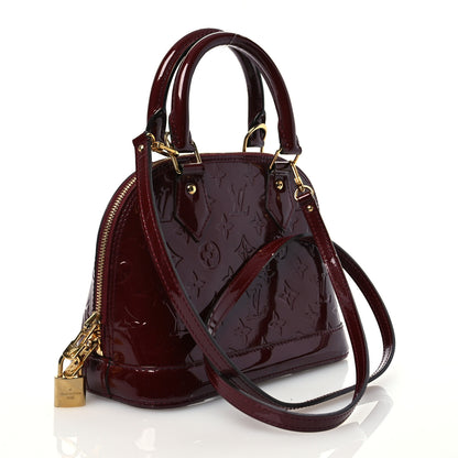 Louis Vuitton Vernis Alma BB Griotte 2 of 18