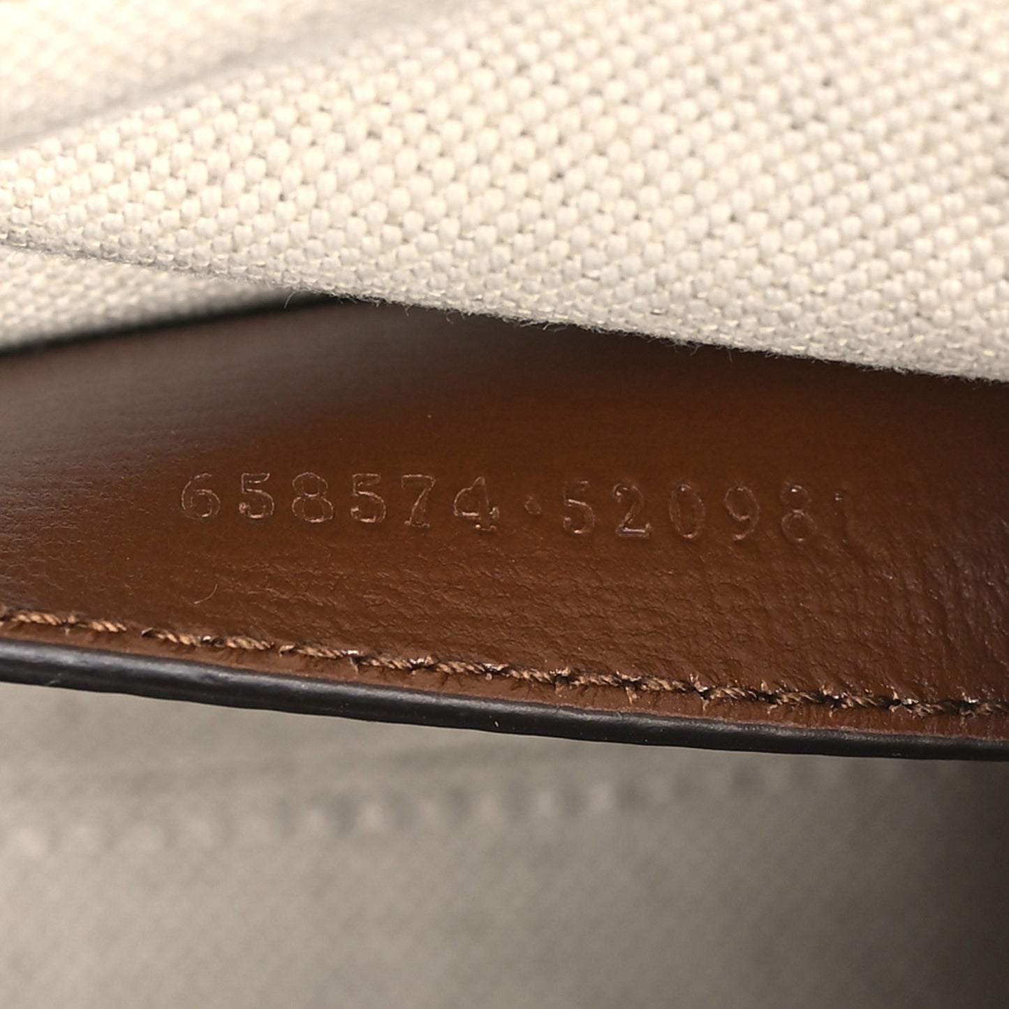 GG Supreme Monogram Web Mini Horsebit 1955 Shoulder Bag Beige Brown Sugar