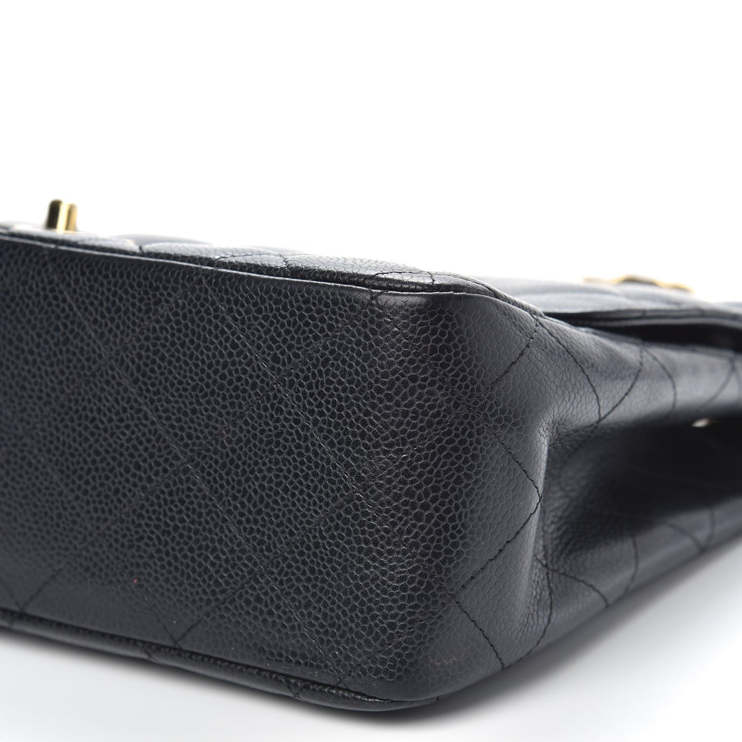 Caviar Quilted Jumbo Single Flap Black