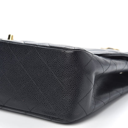 Chanel Caviar Quilted Jumbo Single Flap Black 10 of 15