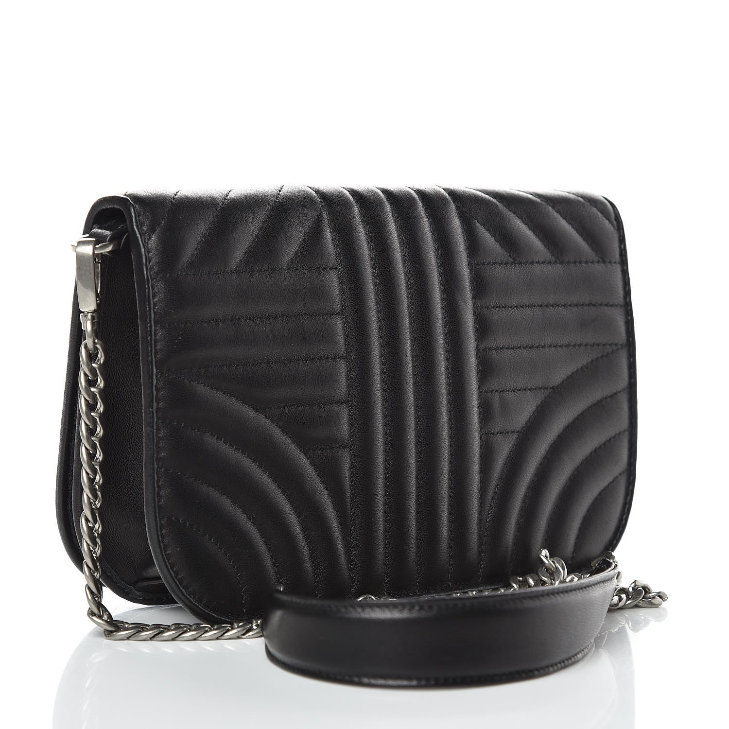 Prada Nappa Impunture Small Diagramme Crossbody Bag Nero Black 3 of 9