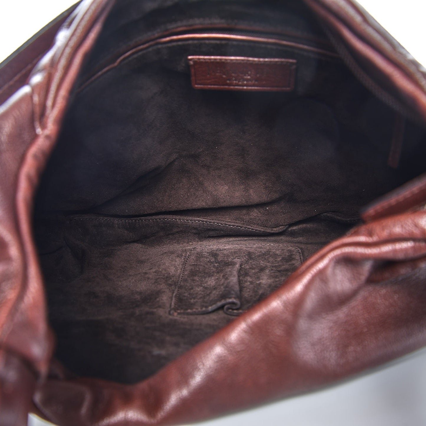 Sheepskin Mombasa Horn Hobo Brown