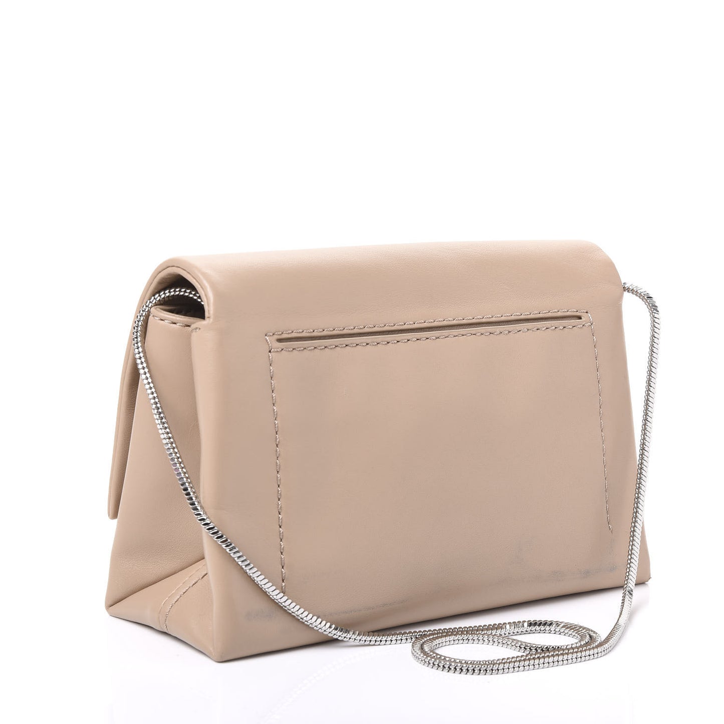 3.1 Calfskin Alix Soft Flap Clutch Fawn