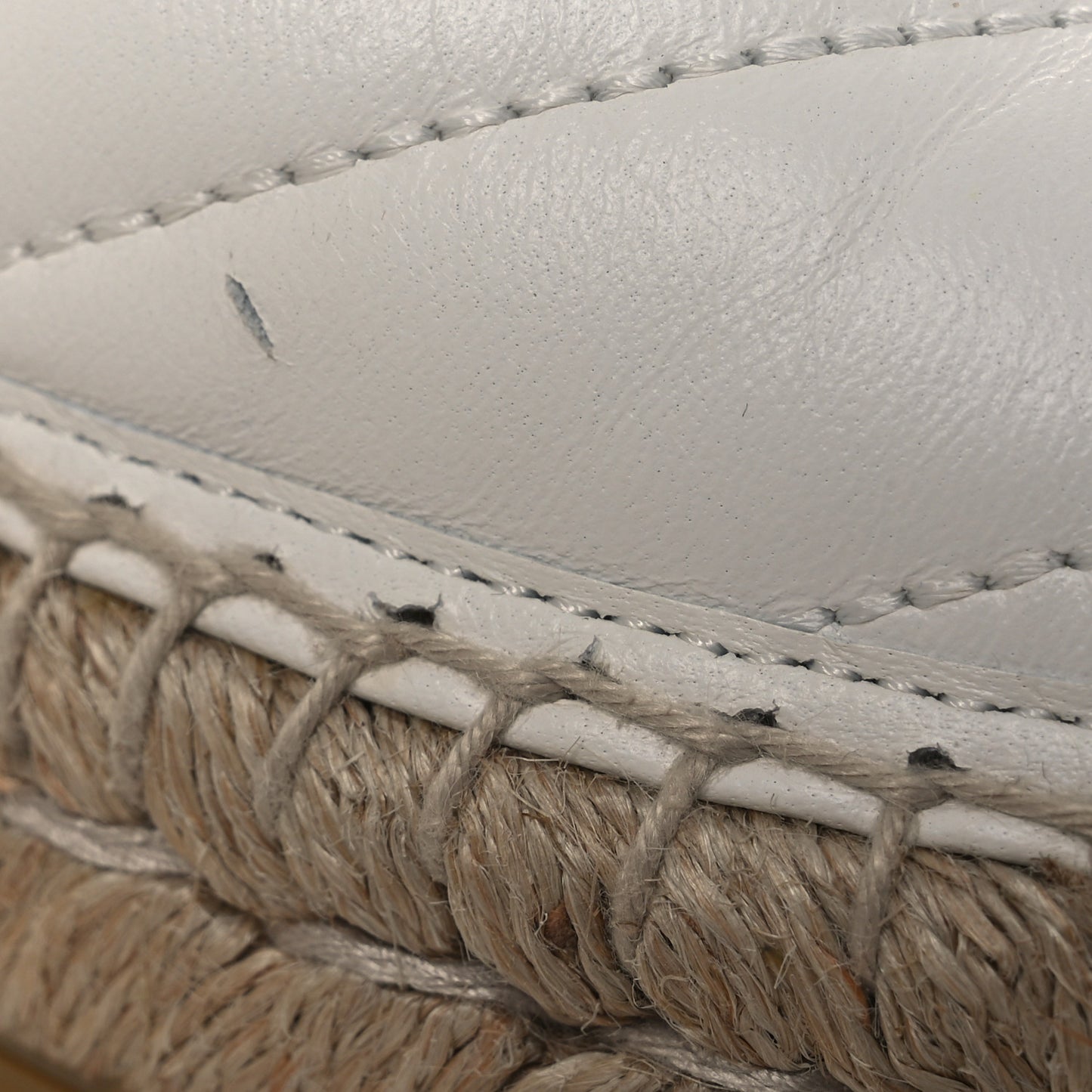 Nappa Matelasse GG Marmont Espadrilles 37.5 Great White