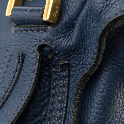 Chloe Calfskin Medium Marcie Satchel Royal Navy 19 of 19