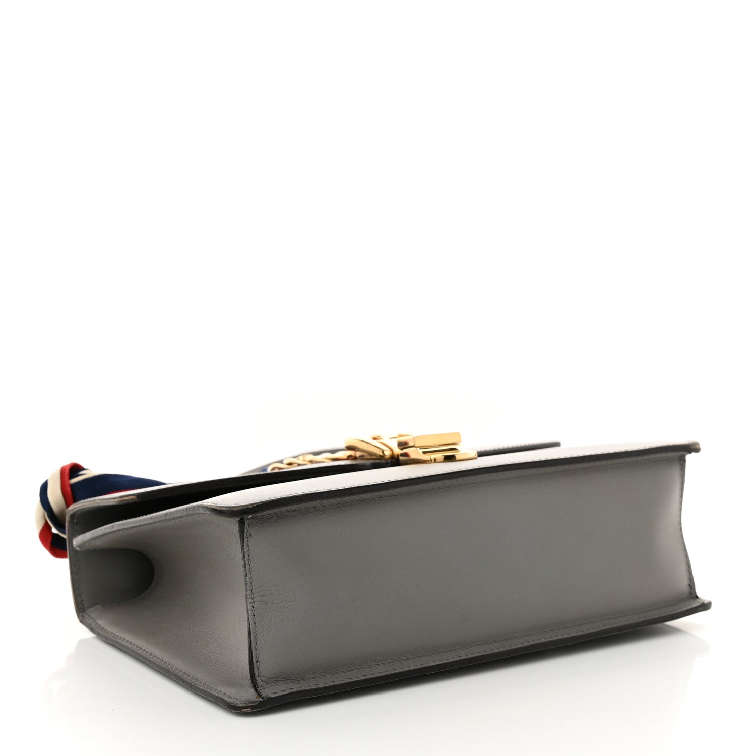Gucci Calfskin Small Sylvie Shoulder Bag Deep Grey 4 of 18