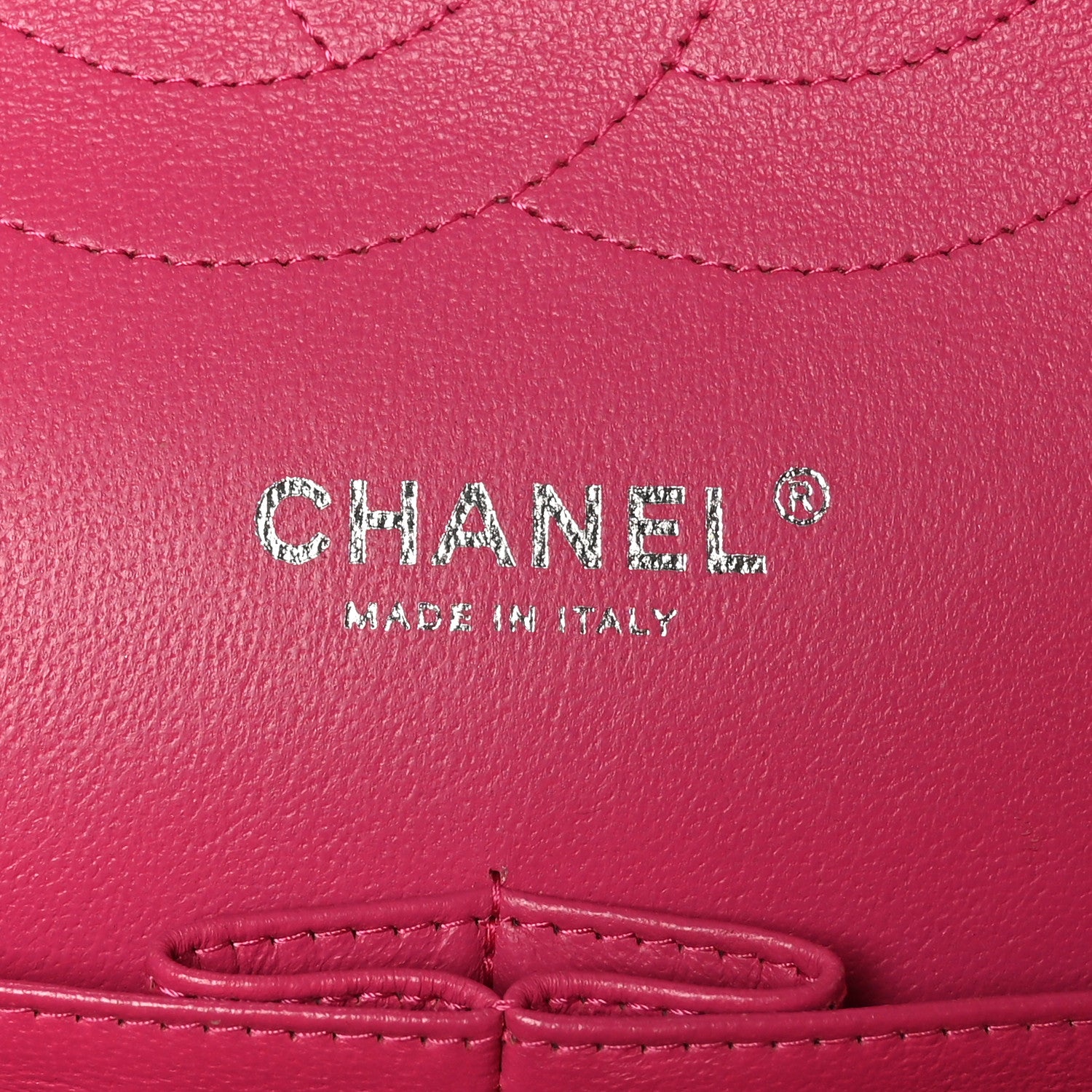 Chanel Lambskin Quilted Jumbo Double Flap Dark Pink 6 of 10