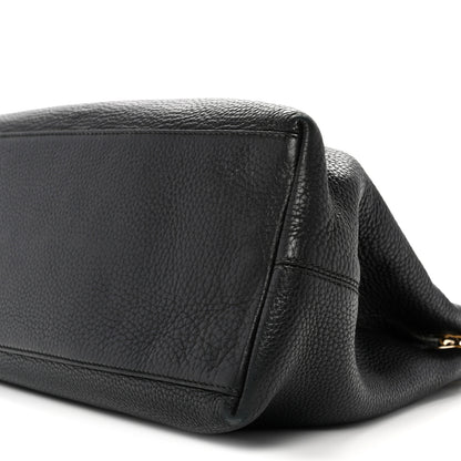 Gucci Pebbled Calfskin Medium Soho Chain Shoulder Bag Black 10 of 15