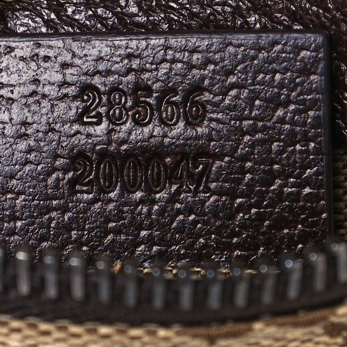 Monogram Web Belt Bag Dark Brown